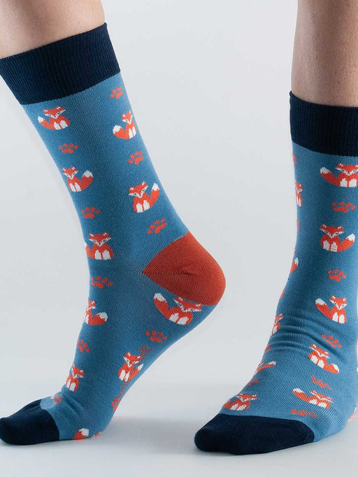 blue fox socks