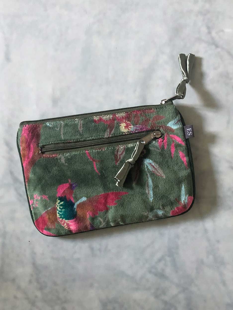 velvet pouch 