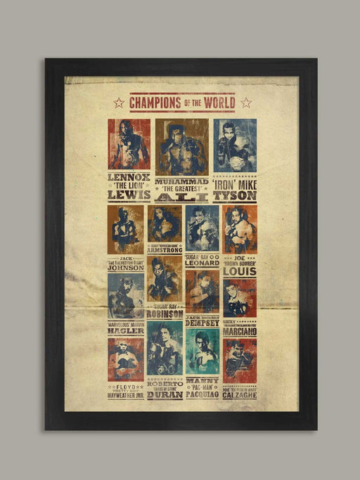 Champions of the World Boxing Poster