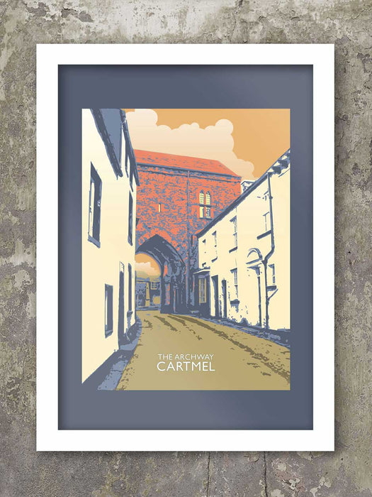 cartmel archway poster print