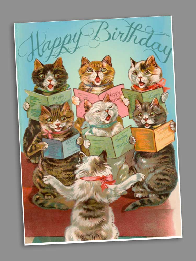 cats chorus card