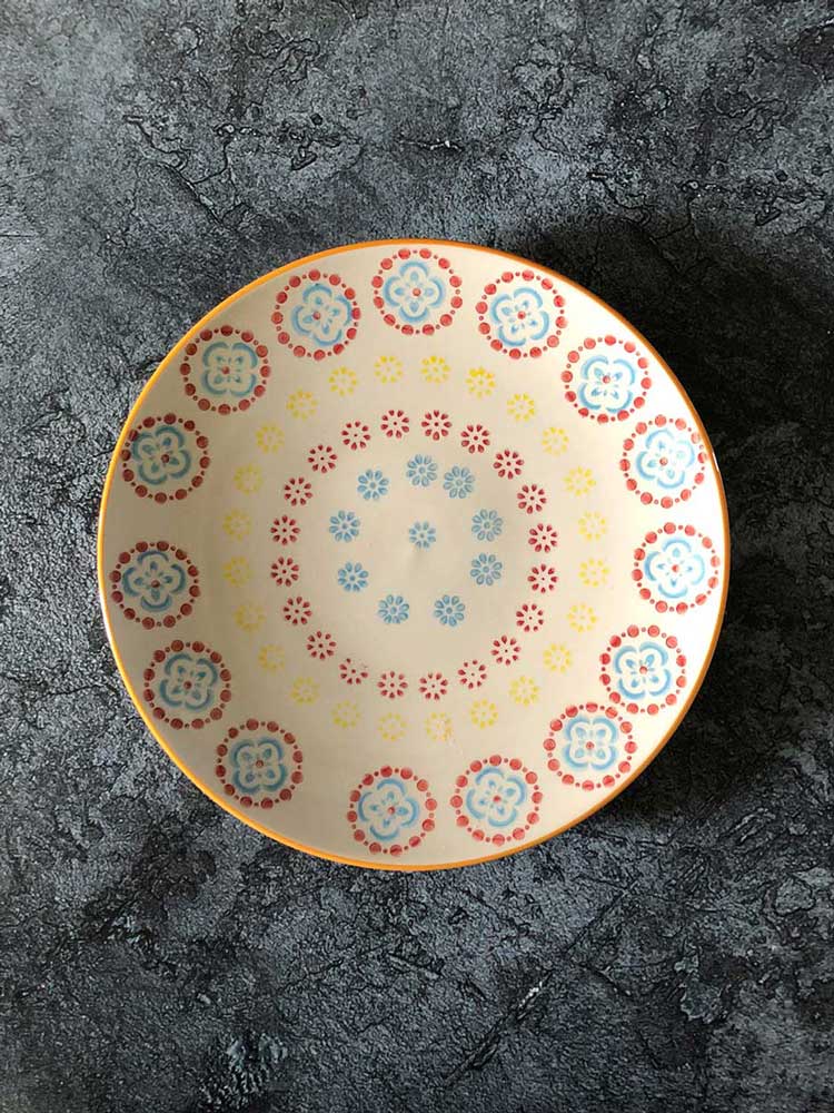 cinnamon flower plate
