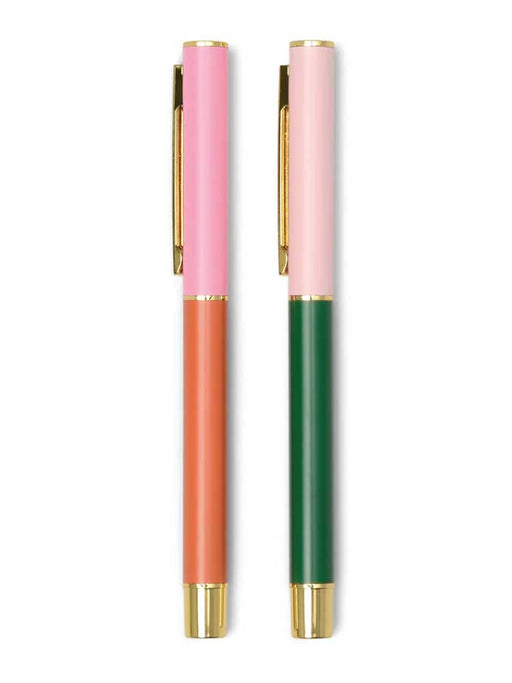 duo pen set colour block