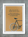 Cycling Quote Print