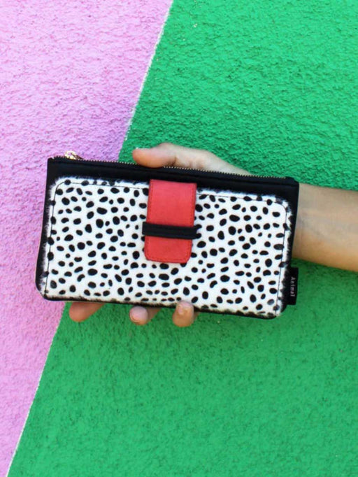 Dalmatian spotty purse