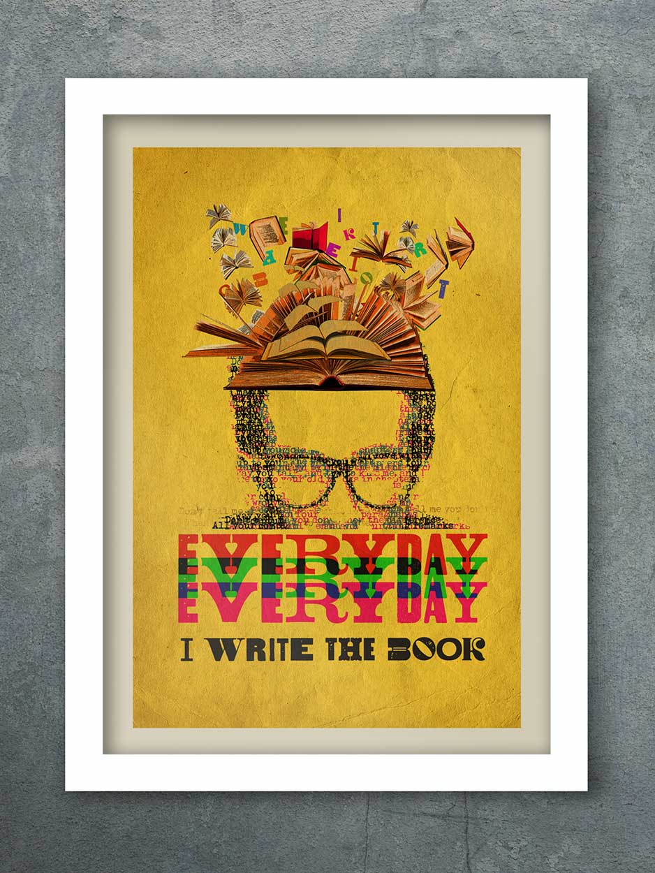 Everyday I Write The Book | Music Print – The Northern Line