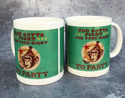 fight for your right to party mug