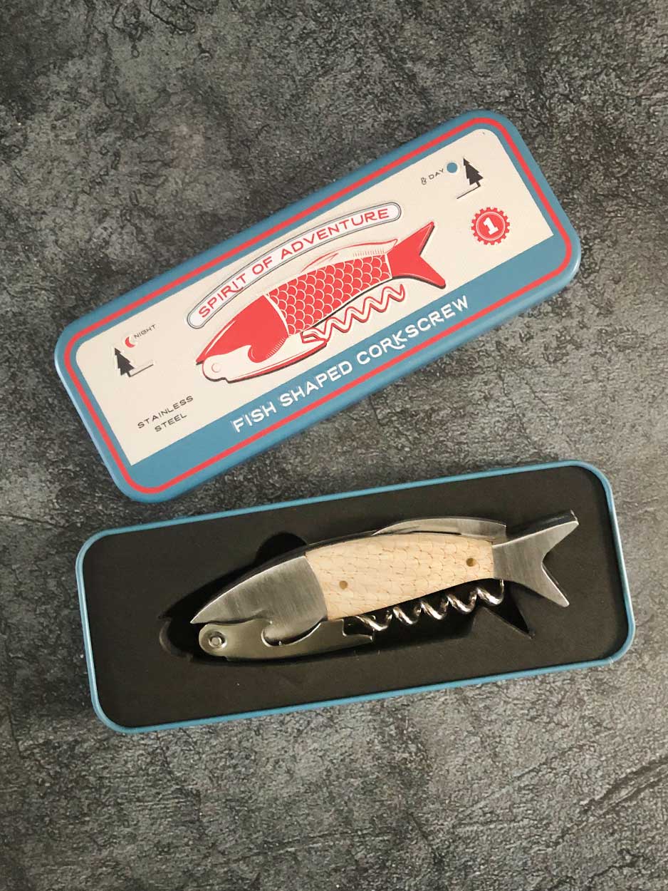 fish shaped corkscrew