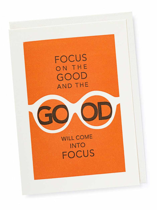 focus on the good card