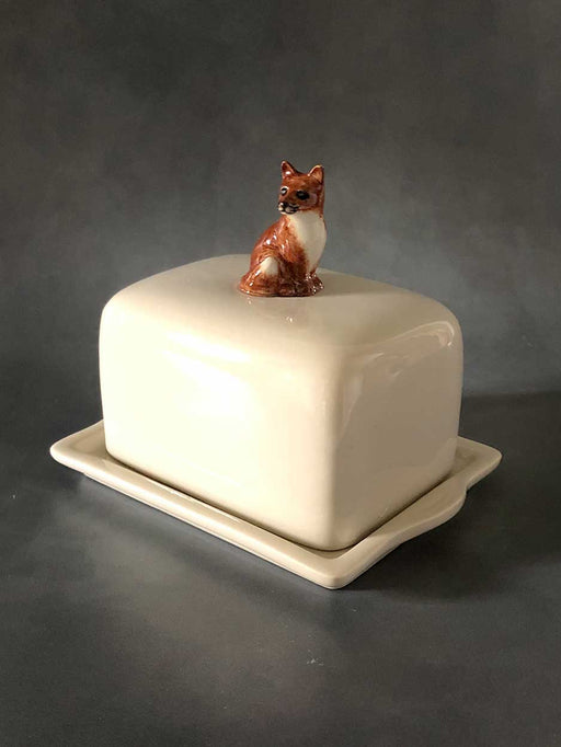 Fox Butter Dish by Quail Ceramics classic homeware quail 