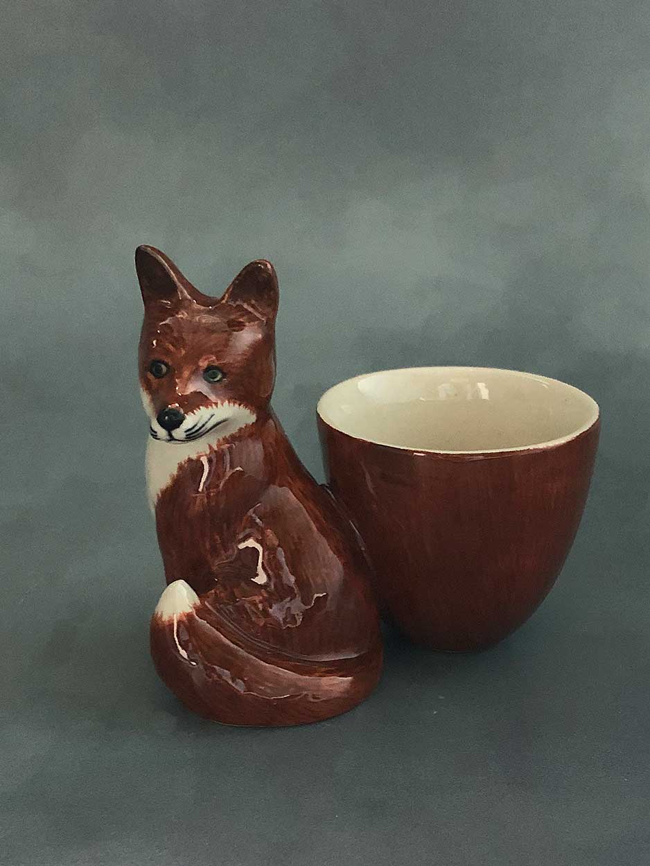 Fox Egg Cup by Quail Ceramics classic homeware quail 