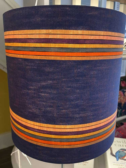 linen striped lampshade