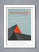 Giro d'italia geometric poster print. Andy Hampsten