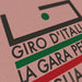 Giro d'Italia retro styled poster. Giro Futurismo, based on the original Futurist poster by Fortunato Depero.