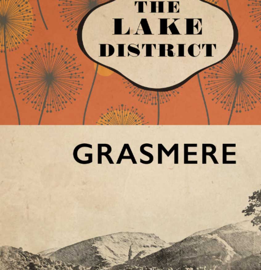 Lake District Grasmere poster penguin book jacket style