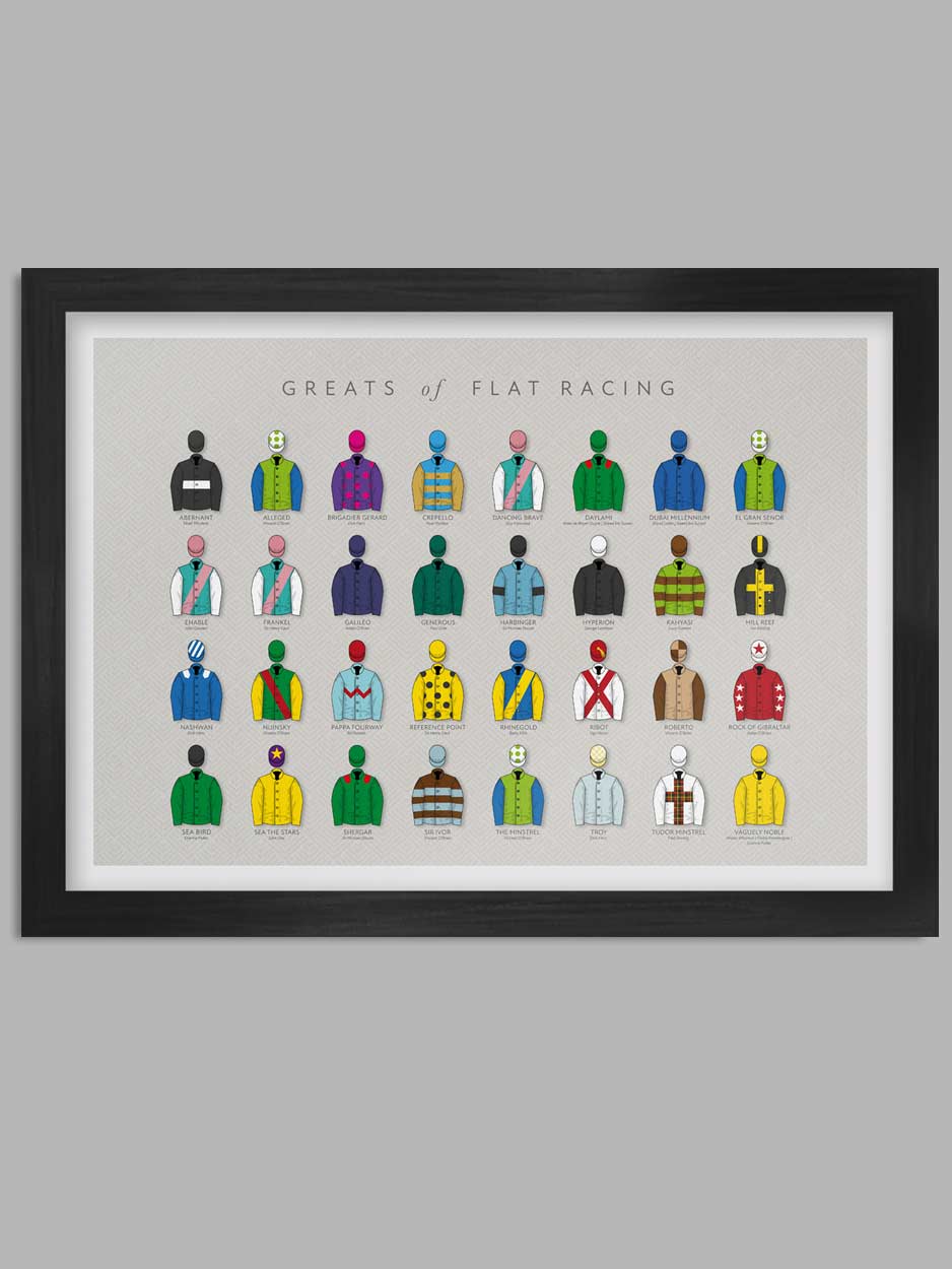 Horse Racing Poster print