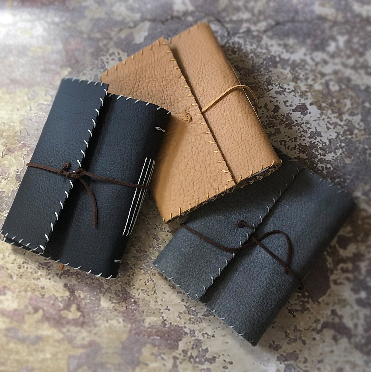 Handmade in Cumbria - Leather Notebooks Gift The Northern Line 