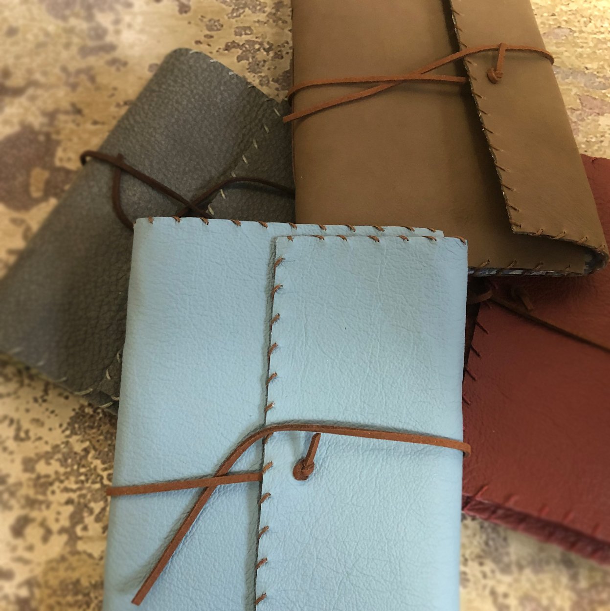 Handmade in Cumbria - Leather Notebooks Gift The Northern Line 