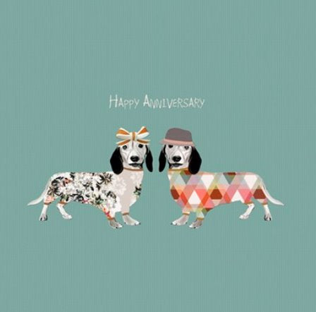 sausage dog card
