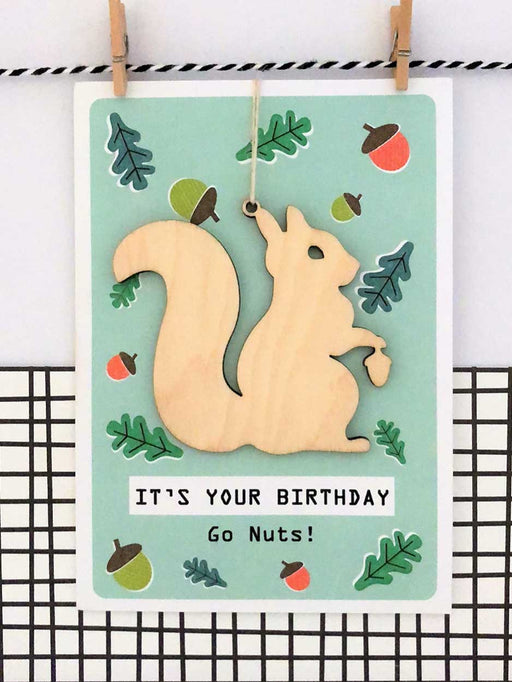 squirrel birthday card