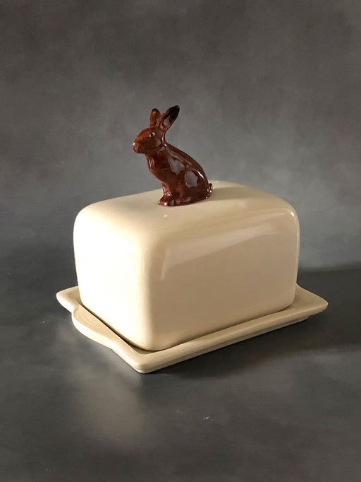 Hare Butter Dish by Quail Ceramics classic homeware quail 