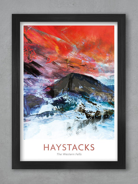 Haystacks Lake District print