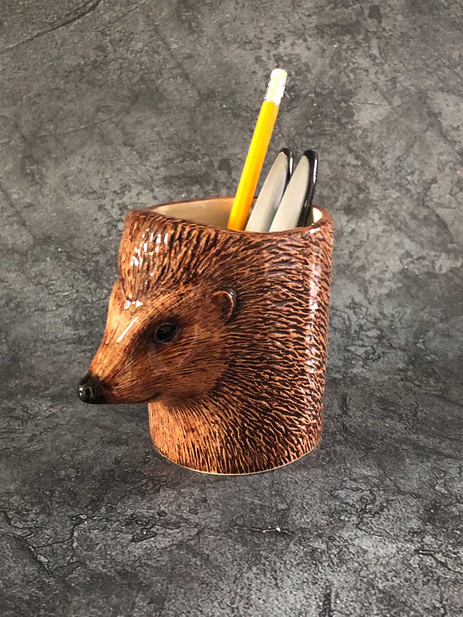 hedgehog pot by quail