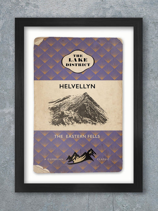 Helvellyn book jacket style poster print