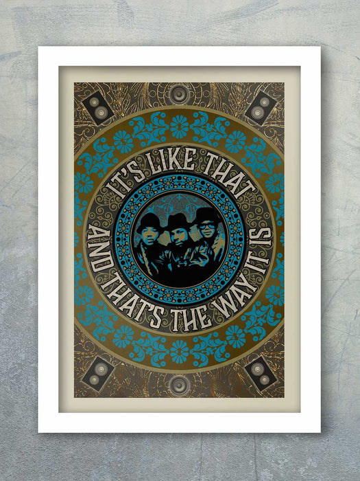 Run DMC vs Jason Nevins music poster print