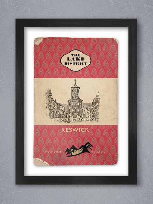 Keswick poster. Book cover style design
