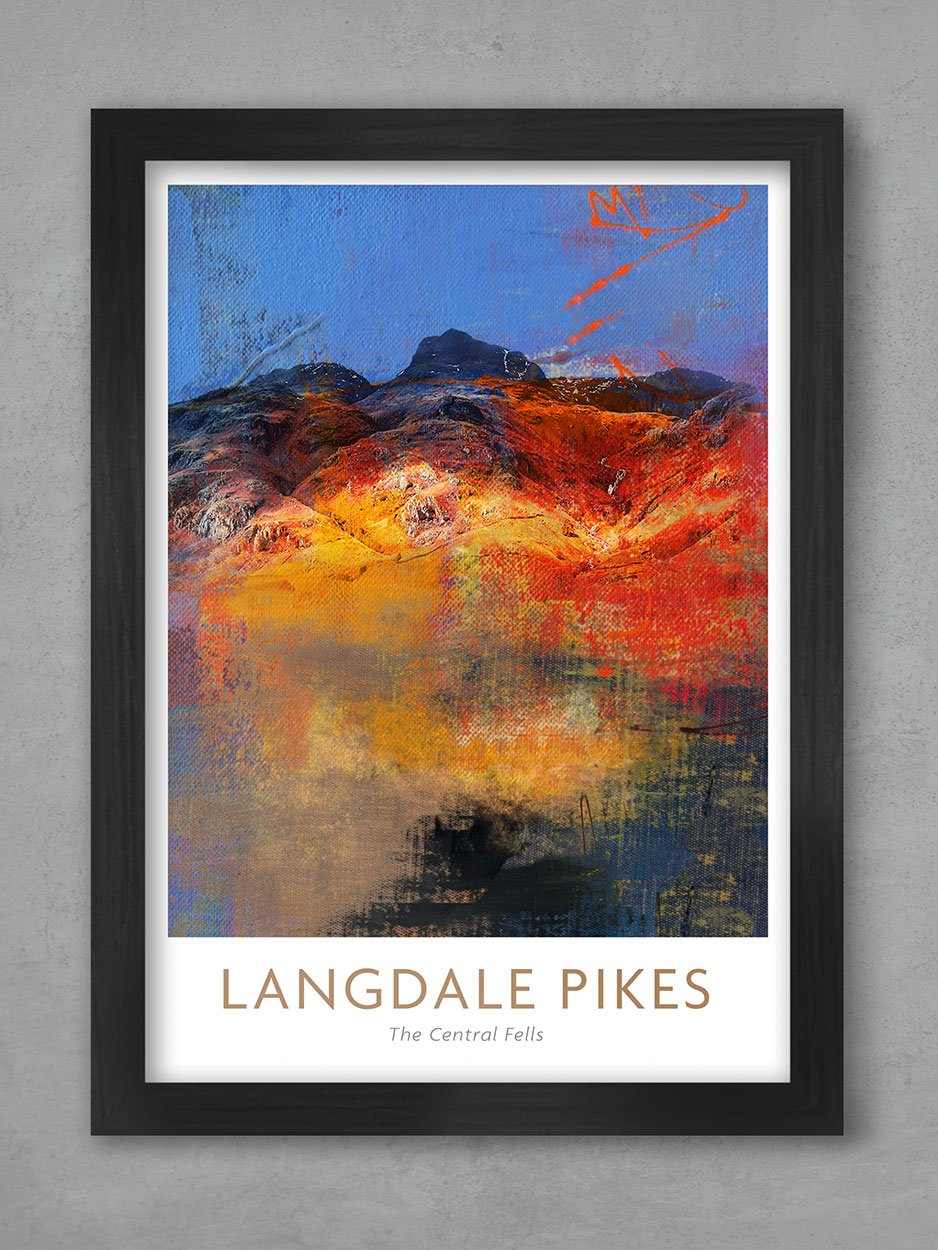 Lake District Abstract Fells Posters - Print Bundle Posters TNL 