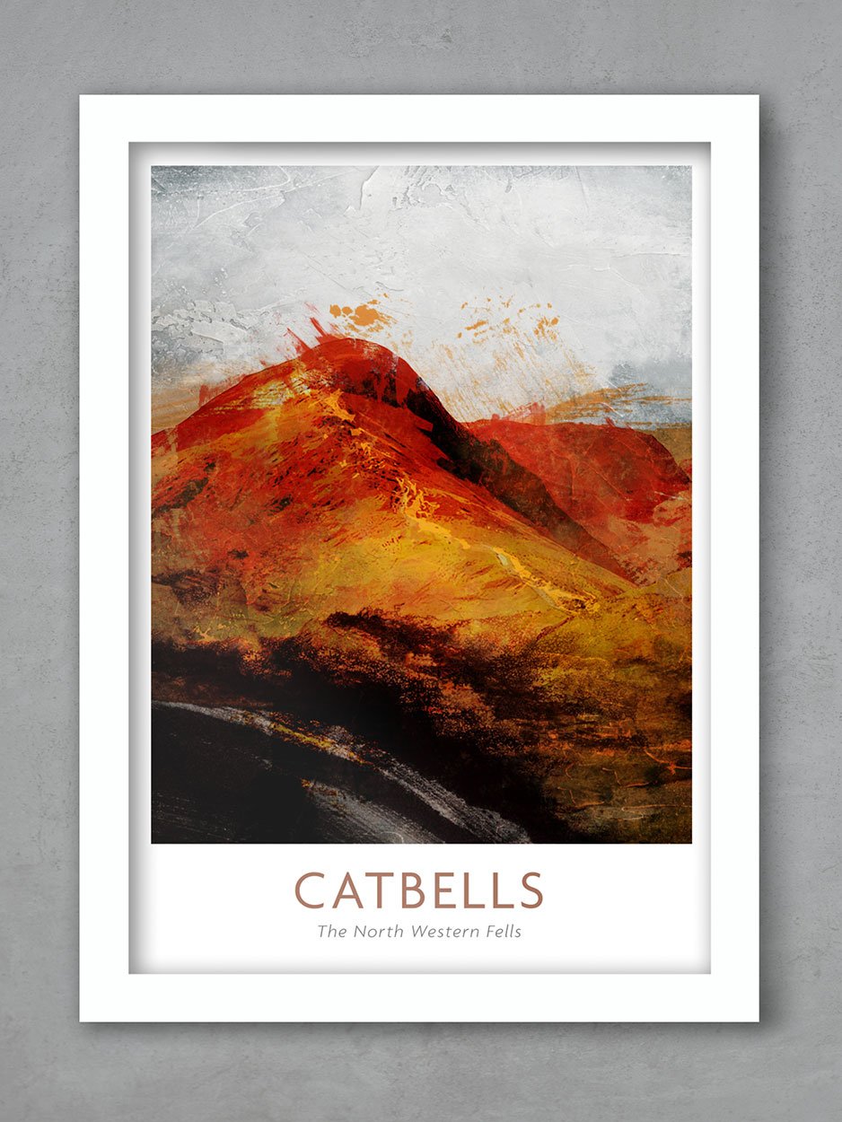 Lake District Abstract Fells Posters - Print Bundle Posters TNL 