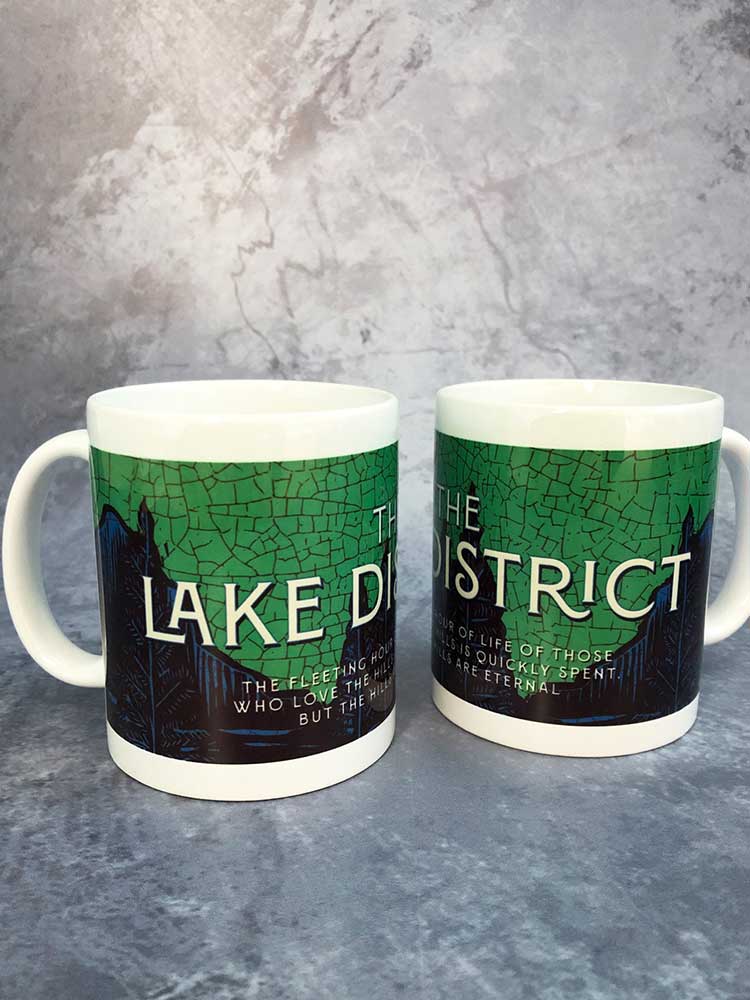 Lake District Quote Mug Designed by The Northern Line Kitchen and Dining TNL 