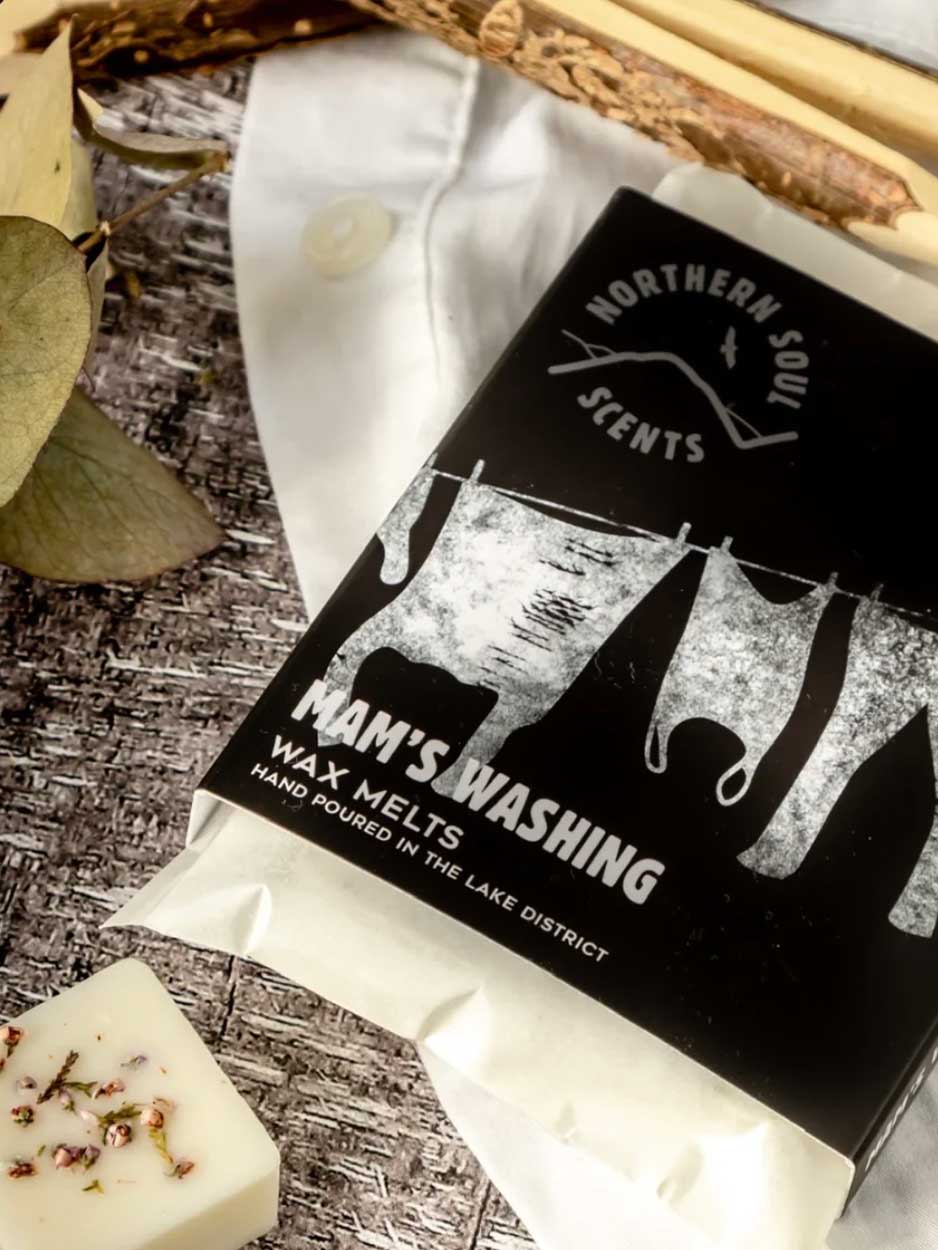 Lake District Wax Melt - Pack of 6 traditional gift The Northern Line Mam's Washing 