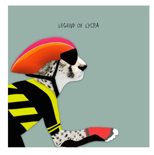 cycling birthday card