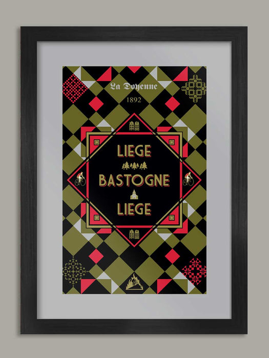 Liège–Bastogne–Liège Cycling Poster Print - The Classics.