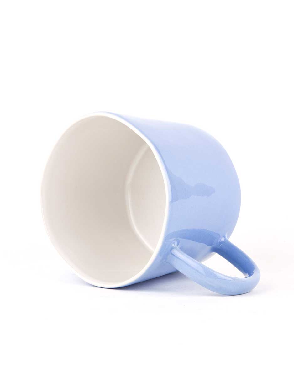 quail blue mug