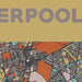 liverpool map colourful poster print