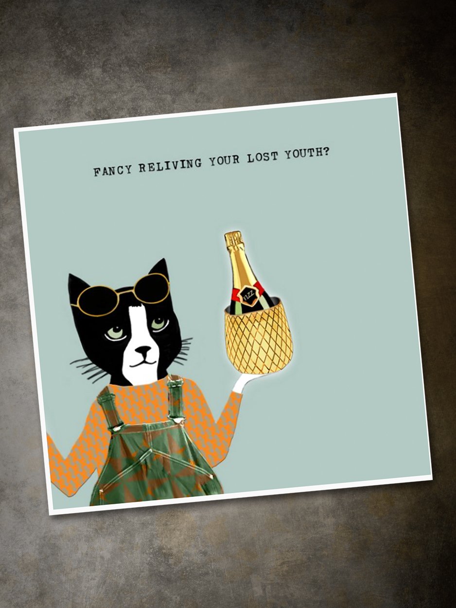 relive lost youth card