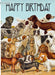 Lots of Dogs - Blank Greeting Card card The Northern Line 