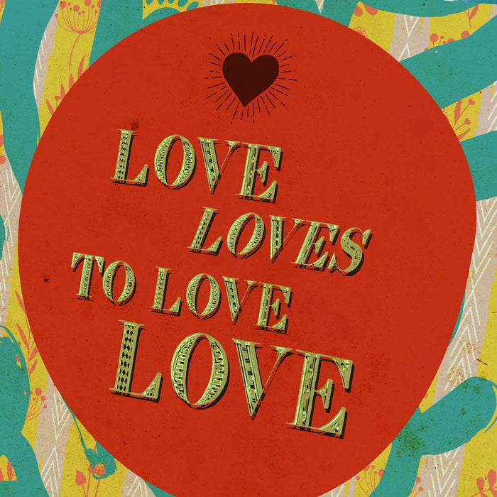 James Joyce Love Loves To Love Love poster print