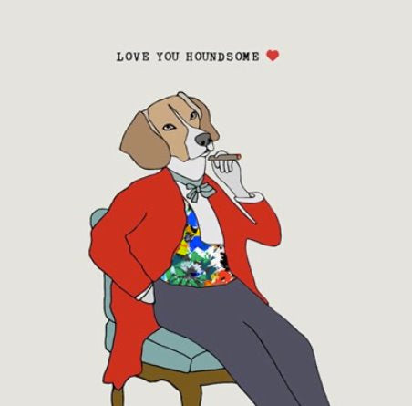loveyouhoundsome card