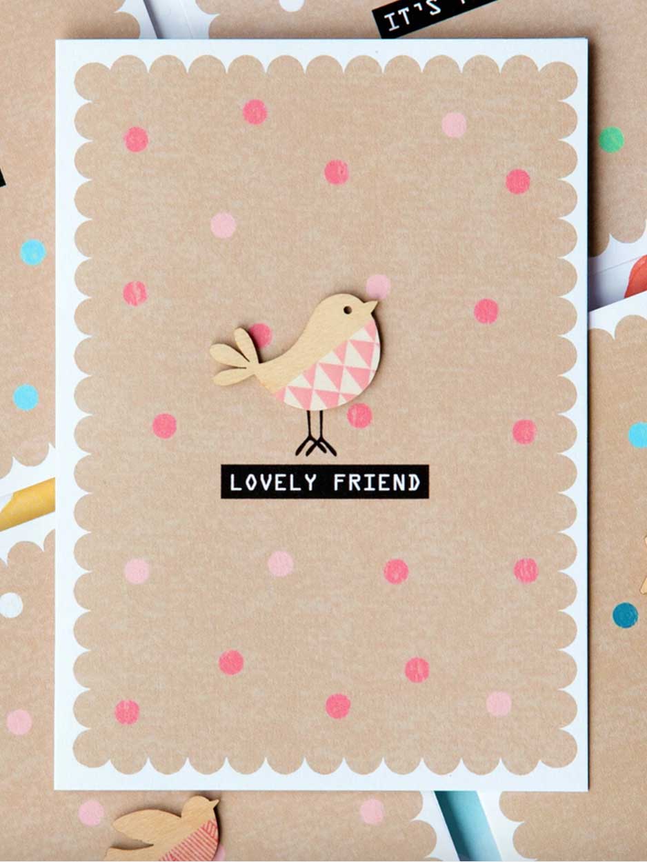 lovely friend birthday card 