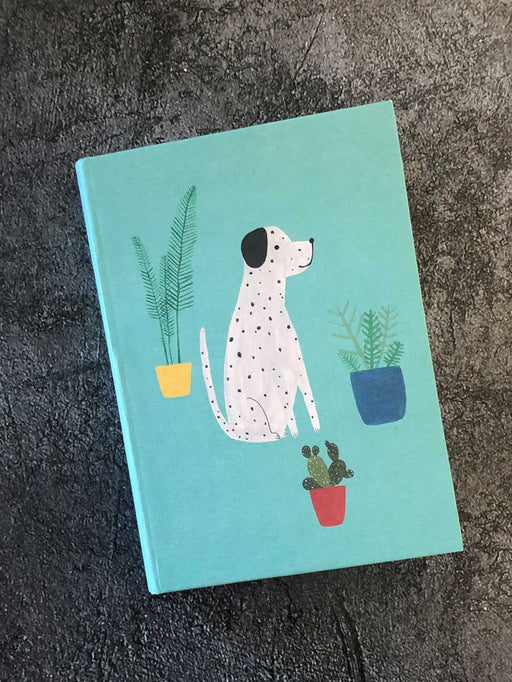 illustrated dog notebook