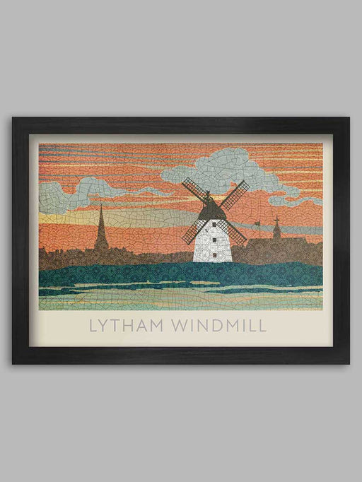 Lytham Windmill - Poster print The Northern Line 