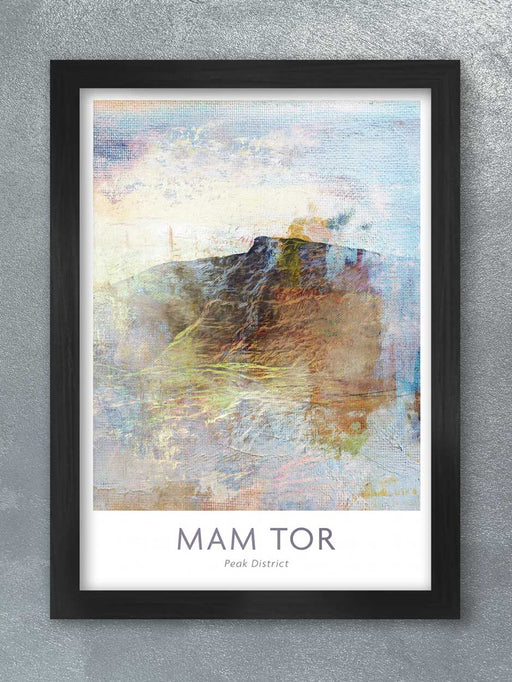 Mam Tor abstract poster print