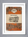 Mevagissey Cornish poster print in book cover style. Kernow Classic penguin book style art