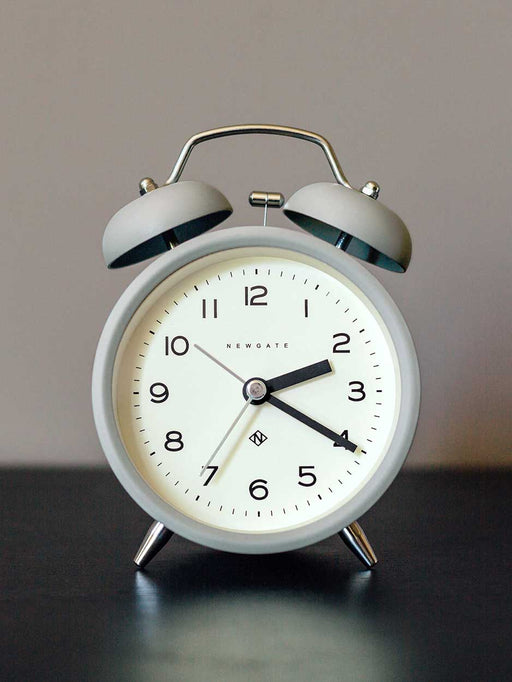 Newgate posh grey alarm clock