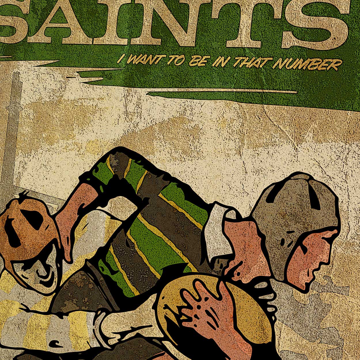Northampton Saints Rugby Poster Print Posters The Northern Line 