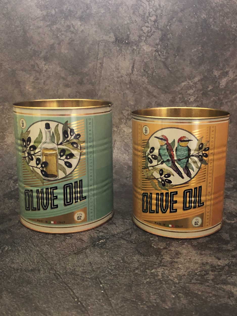Olive Oil Design Storage Tin Set Kitchen and Dining The Northern Line 